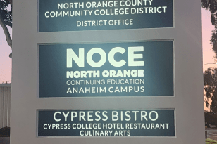 NOCCCD Branded signage outdoors