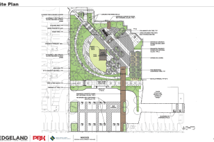 Architecture sketches for the Exterior Green Community Space