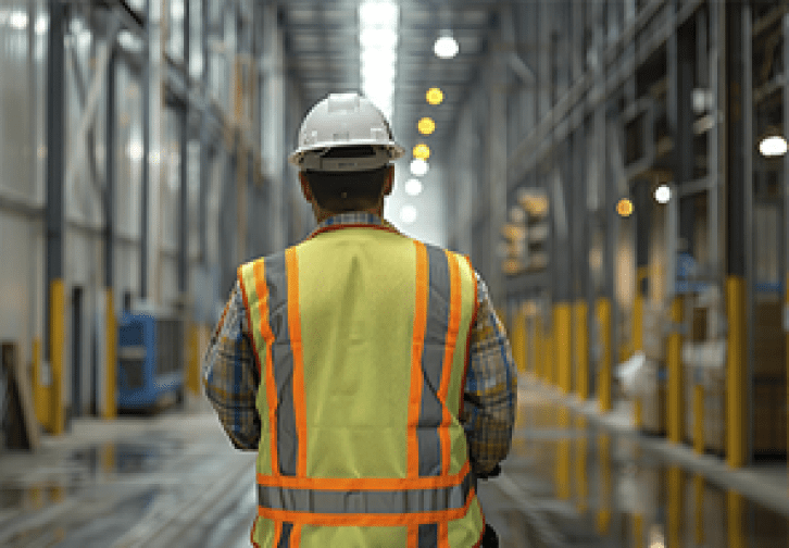 construction worker at job site