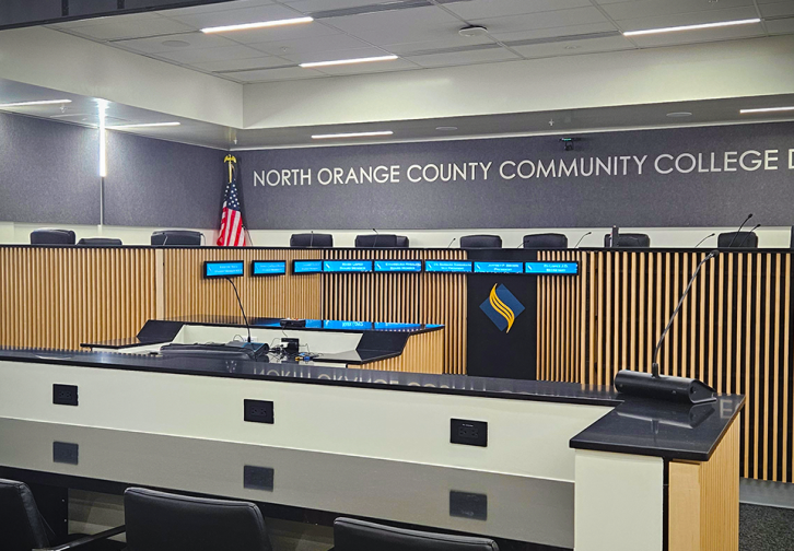 The NOCCCD Board room