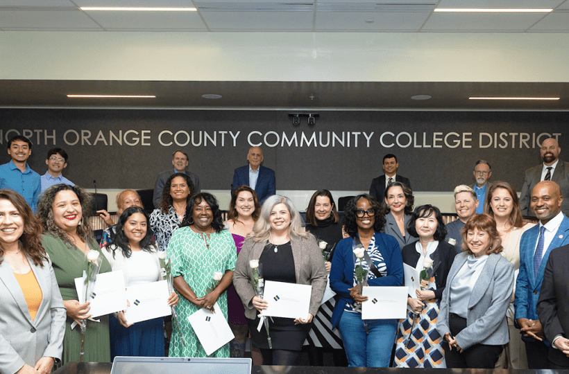 Women Champions of DEIAA recognized in the Anaheim Campus Board Room