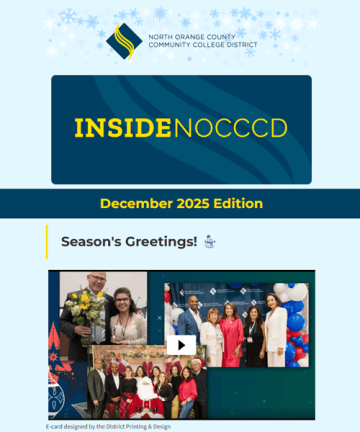 Inside NOCCCD December 2025 Newsletter