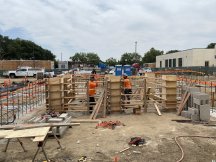 Construction of beams foundation