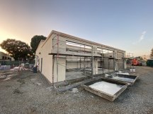 Electrical yard of the building