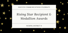 NOCCCD Communications Celebrates NCMPR Rising Star & Medallion Awards